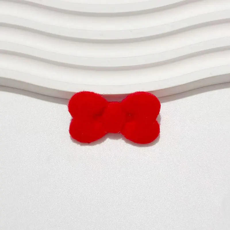 50 Stück Doppelseitige 3,5cm Plüsch-Schleifen-Accessoires für DIY-Puppendekorationen, Schuhe, Socken, Hüte Materialien – Detail 10