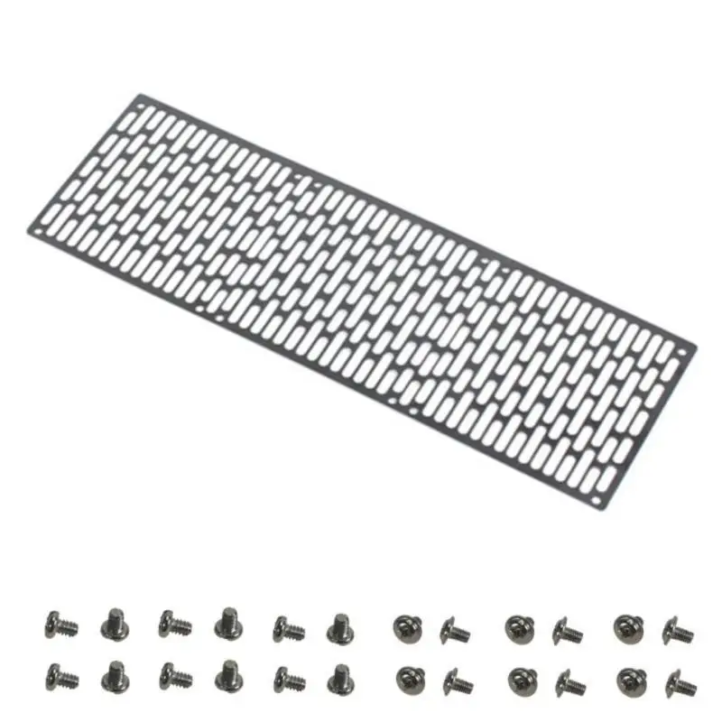 Y1ub Cooling Fan Radiator Guard Filter Debu 14/28/42cm Penutup Logam Untuk Komputer Dengan Pelindung Baja Galvanis