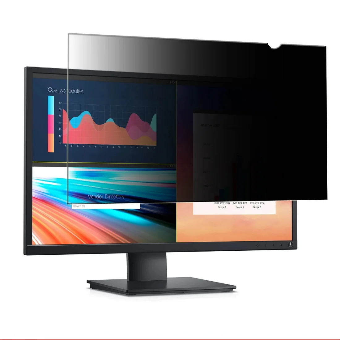 

Антибликовая защитная пленка для экрана компьютера с функцией защиты конфиденциальности, 18.5, 20, 21.5, 22 дюйма, для широкоформатных мониторов с соотношением сторон 16:9