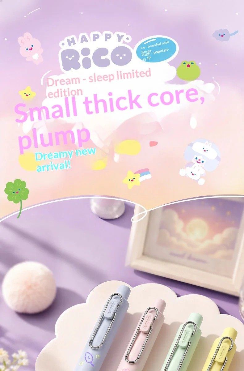 Uni X Dream RiCO Gel-Tintenstifte, Uni-ball One, dickes Tintenband, schnelltrocknend, tiefes Schwarz, für klare Handschrift, ideal für Büro, Schule und unterwegs. – Detail 1