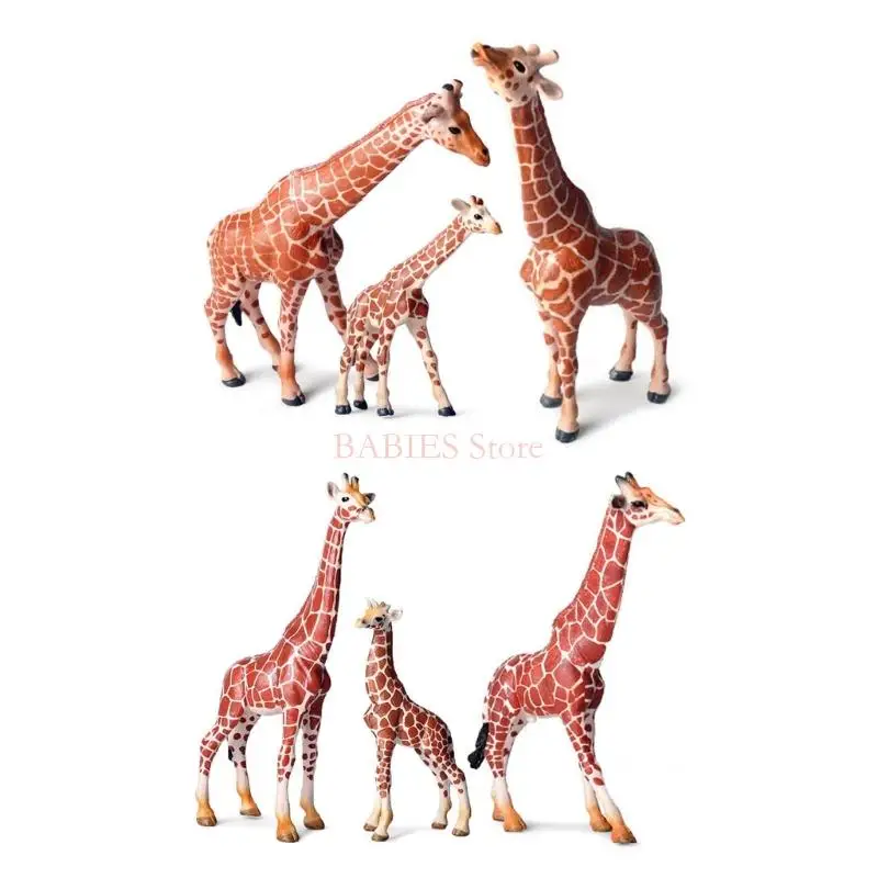 C9GB Giraffe Model Realistic Wildlife Animal Figure for Collection and Display