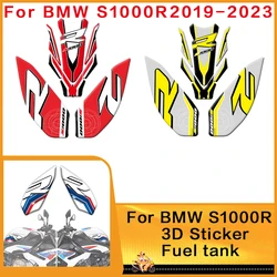 For BMW S1000r S1000 R 2019-2023 2019 2020 2021 2022 2023 Fuel Tank Sticker 3D Gel Fuel Tank Protector Motorcycle Decals
