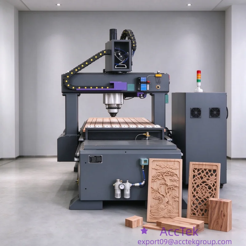 8pcs Auto Tool Changers CNC Router Wood Milling Machine 1325 1530 1807 Customized Advertising Industry Wood Processing Tool