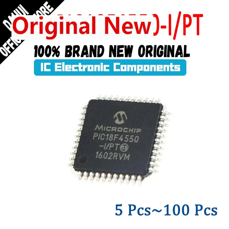 

PIC18F4550-I/PT PIC18F4550-I PIC18F4550 PIC18F PIC18 PIC IC MCU Chip TQFP-44 in Stock 100% New Originl IC chipset Original