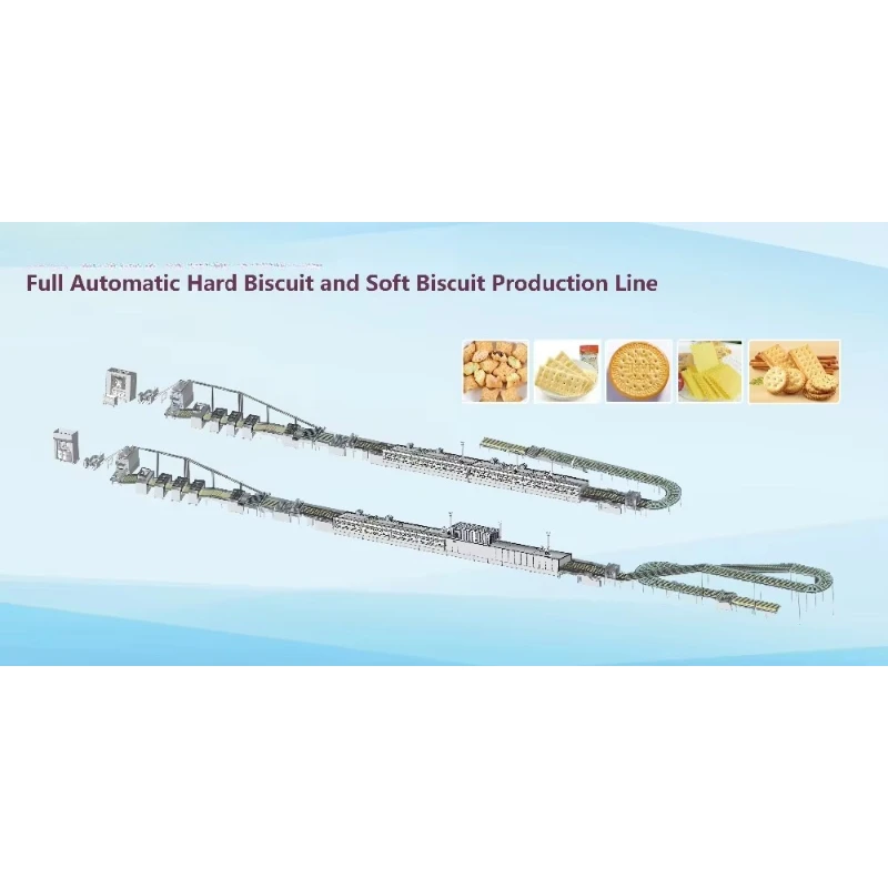 Customized Food Grade Biscuit Production Line Industrial Stainless Steel Material Safe Hygienic For Biscuit Cookie Food Factory