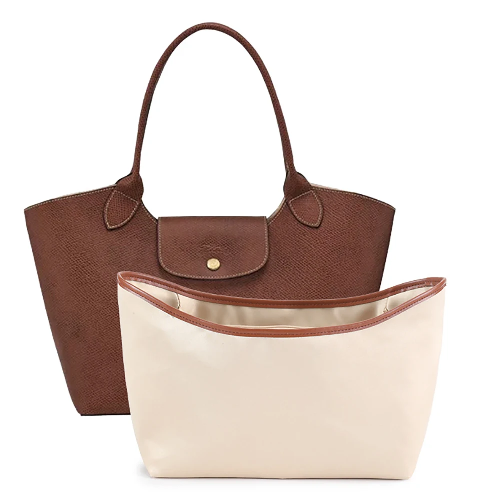 Lightweight Purse Organizer Insert for Longchamp Epure L Bags,silk and DupontPaper Handbag Inner for Luxury Bag