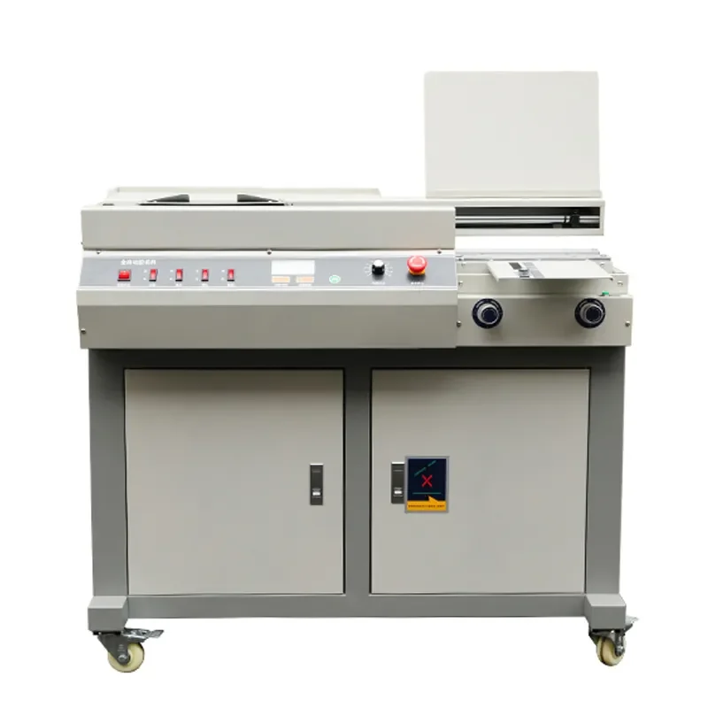 A3 Perfect Binding Machine Automatic Heel Side Hot Glue Book Binding Machine with creasing optional