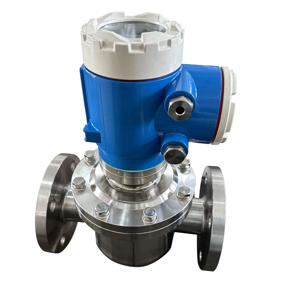 Jingjie DN50 Stainless Steel Flange Connection Flow Transmitter 4-20mA Hydraulic Flow Meter Tester for Water Fluids for Diesel