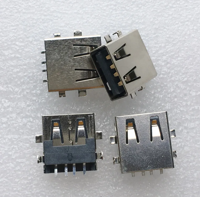 For notebook USB2.0 female seat, interface, socket, tongue in sink plate, patch foot, connector