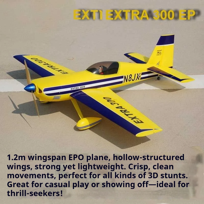 

3d Fixed-Wing Aeromodel Extra 300 With A Wingspan Of 1.2 Meters A 30e-Class Electric Epo Remote-Controlled Aircraft