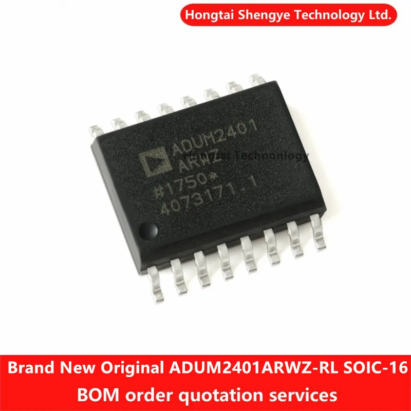 New Original SMT ADUM2401ARWZ-RL SOP-16 Quad Channel Digital Isolator Chip