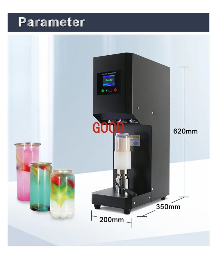 調整可能な直径手動アルミ缶缶詰シーマー缶シーラーペットカップボトルバブルティーコーヒービール缶シール機