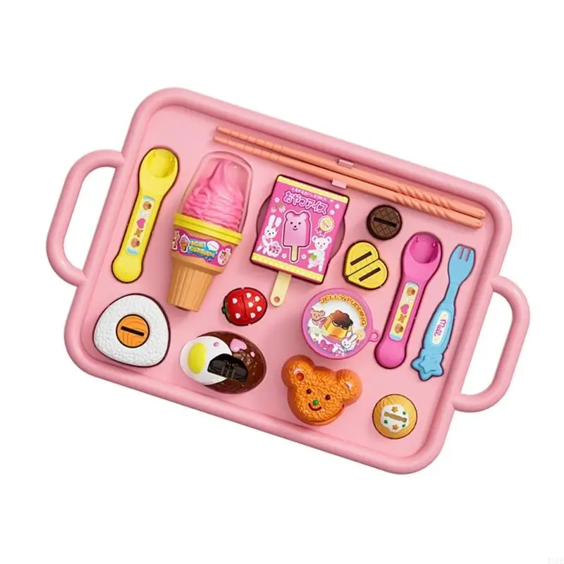 Set giocattoli simulazione cucina per bambini Gioco alimentazione imitazione Facile da riporre e viaggiare