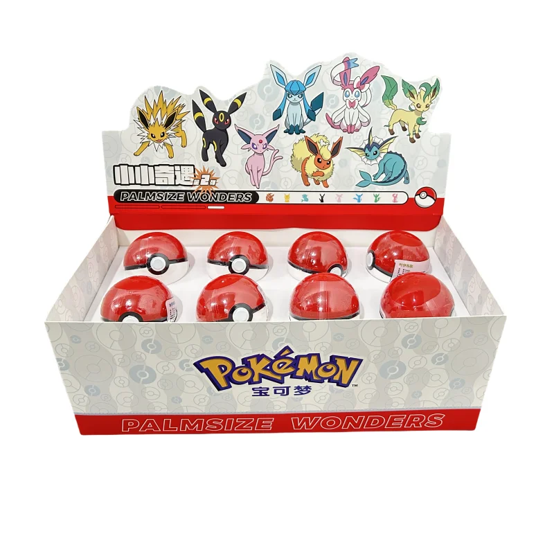 Pokemon Anime Pokeball Action-figuren Sylveston Umbreon Gengar Mini Puppen FUNISM Original Echte Modell Auto Ornament Spielzeug Geschenk