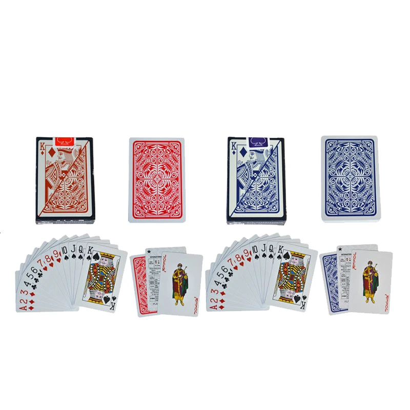 Top!-Poker karten wasserdichte Texas Hold'em Spielkarten Black Jack Plastiks piel karte Pokerspiel Brettspiel karte