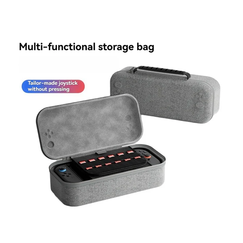 【ITEM PANAS】 untuk Tas Penyimpanan Switch 2 + Film Pelindung Layar + Tutup Joystick + Pegangan Pegangan Ergonomis Dapat Diganti untuk Nintendo Switch 2