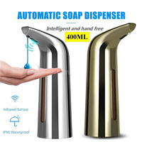 400ML Automatic Soap Dispenser Touchless Dish Liquid Lotion Gel Shampoo Chamber Auto Hand Soap Dispenser For Bathroom Kitchen