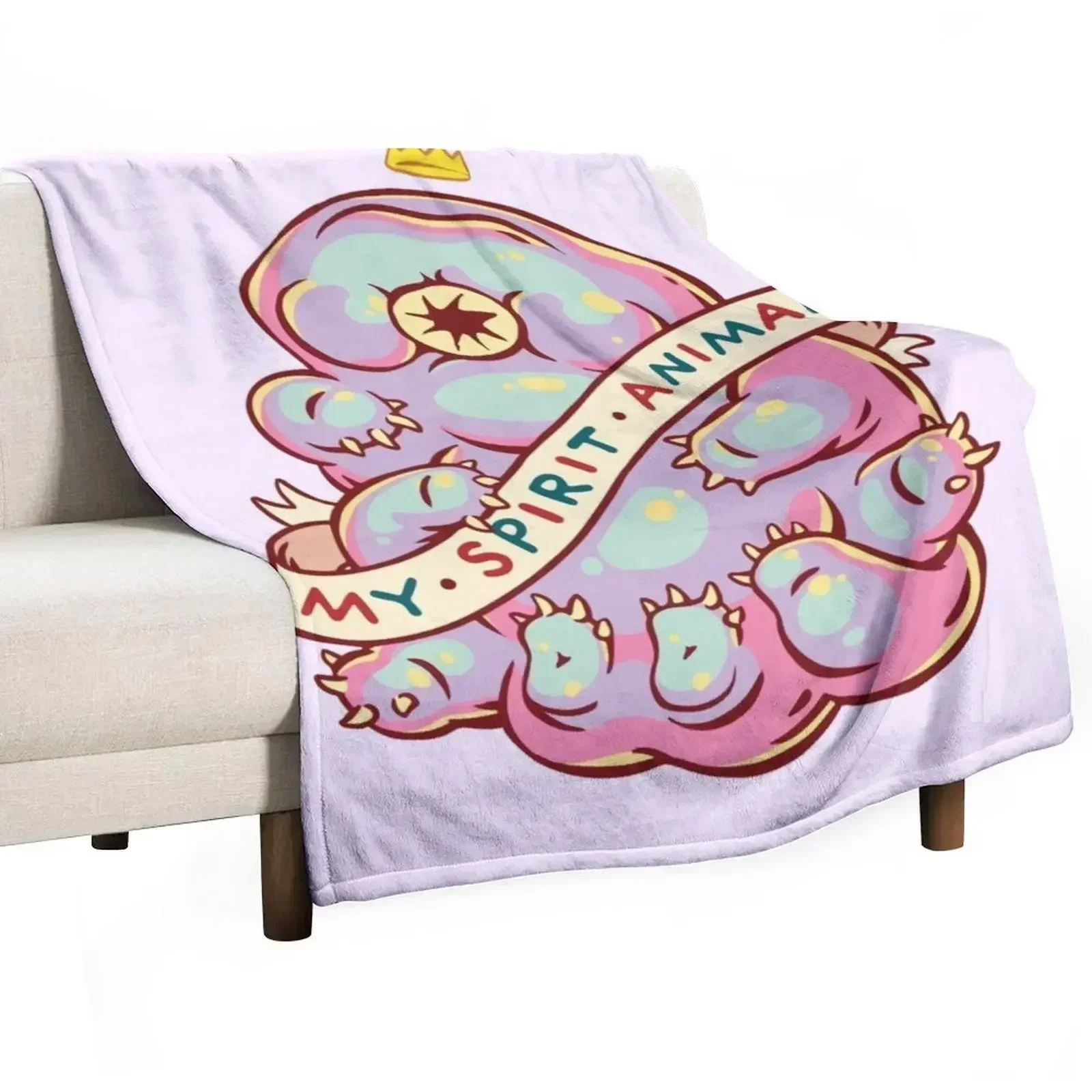 

Tardigrade / My Spirit Animal Throw Blanket blankets and throws cosplay anime Summer Blankets