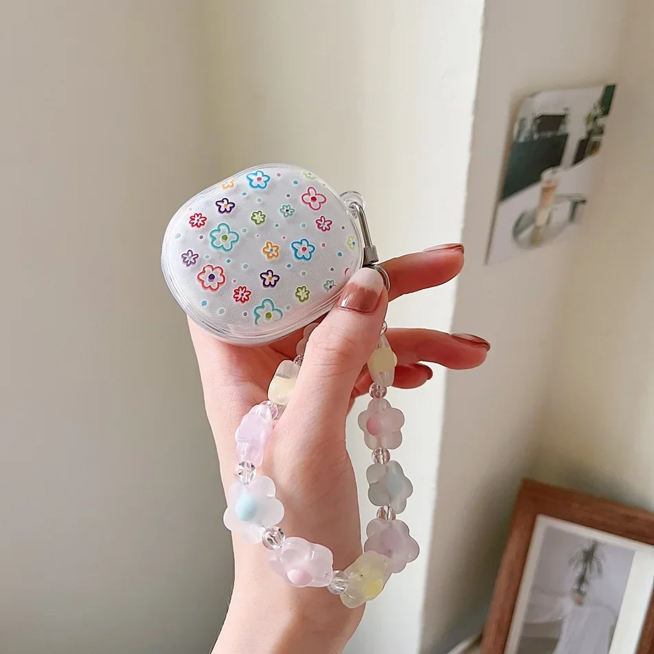 Чехол для xiaomi Redmi Buds 4 Lite, цветной цветочный прозрачный Силиконовый ТПУ чехол для наушников redmi buds4 lite, чехол coque