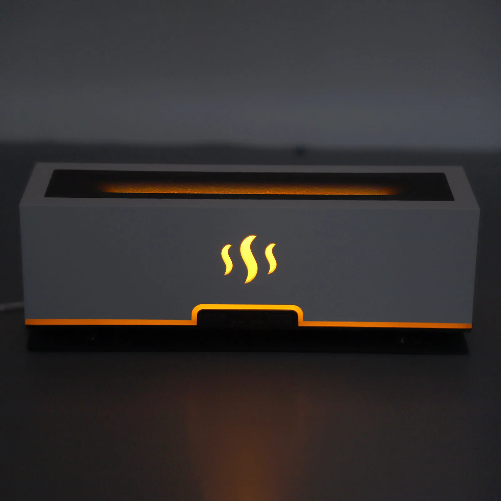 ناشر لهب أجوف مع مصباح ليد ذكي ، مرطب للتفتيت ، محاكاة للزيوت العطرية ، من إلى من من من من من من من ؟