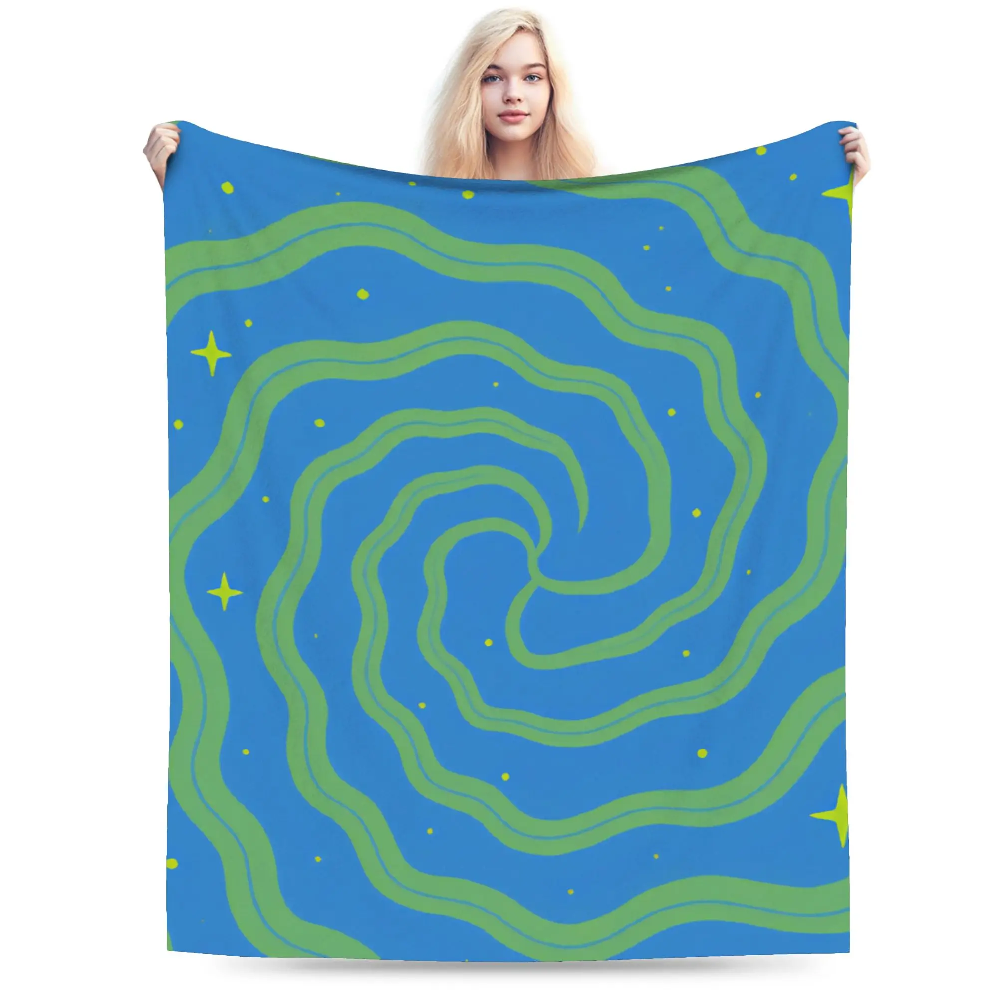 Soft Blanket Girls Boys Airplane Travel  Abstract Swirl Disorder Throws  Flannel Bedspread For Outdoor Novelty Sofa Bed Cover