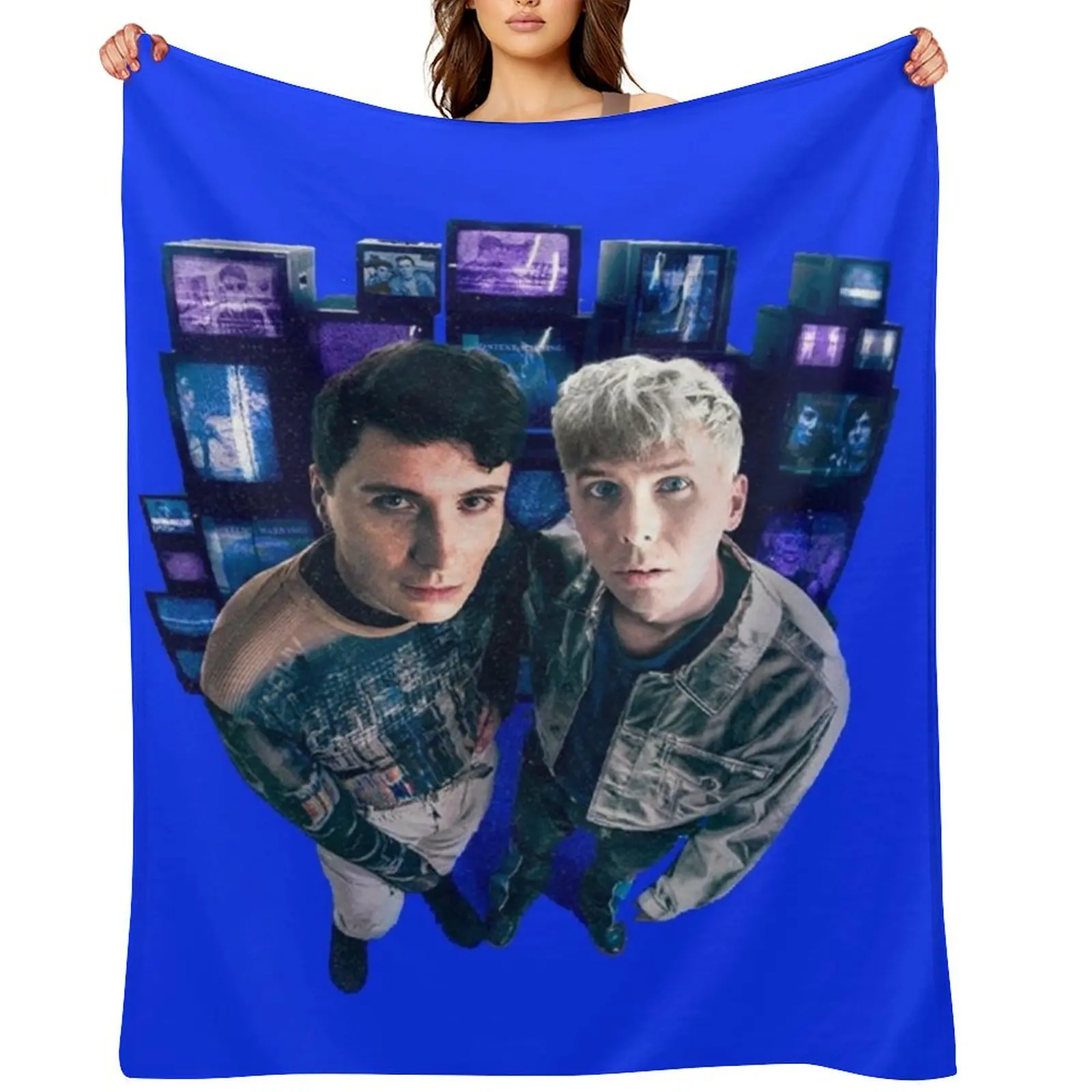 

Dan and Phil Terrible Influence Tour Throw Blanket Bed covers Kid'S Picnic Hair Blankets