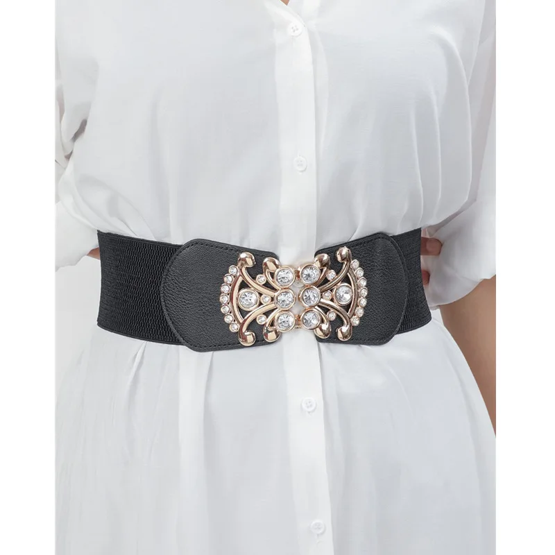 

Women's elastic waistband Women's leather waist seal elastic waistband women's corset