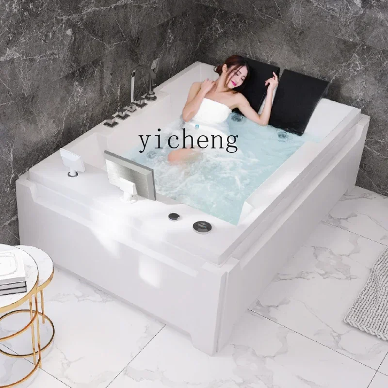 

Double Couple Jacuzzi Adult Household Thermostatically Heated Extra Large Bath