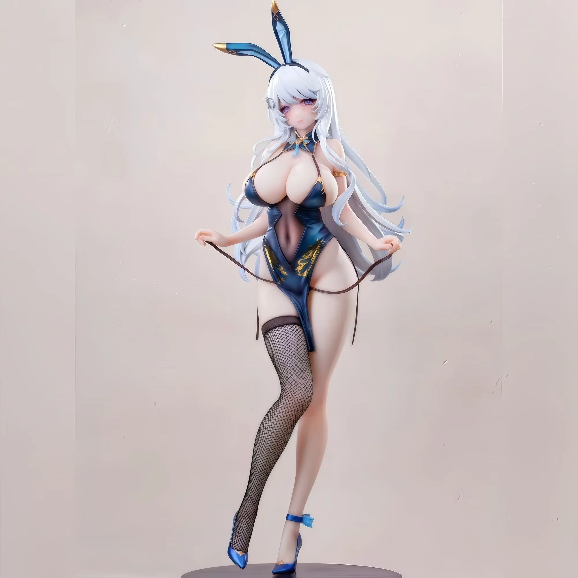 

Machi Anime Sexy Bunny Girl Cheongsam Pvc Figure 29cm Collectible Statues Decorative Female Figurine For Halloween Xmas Gifts