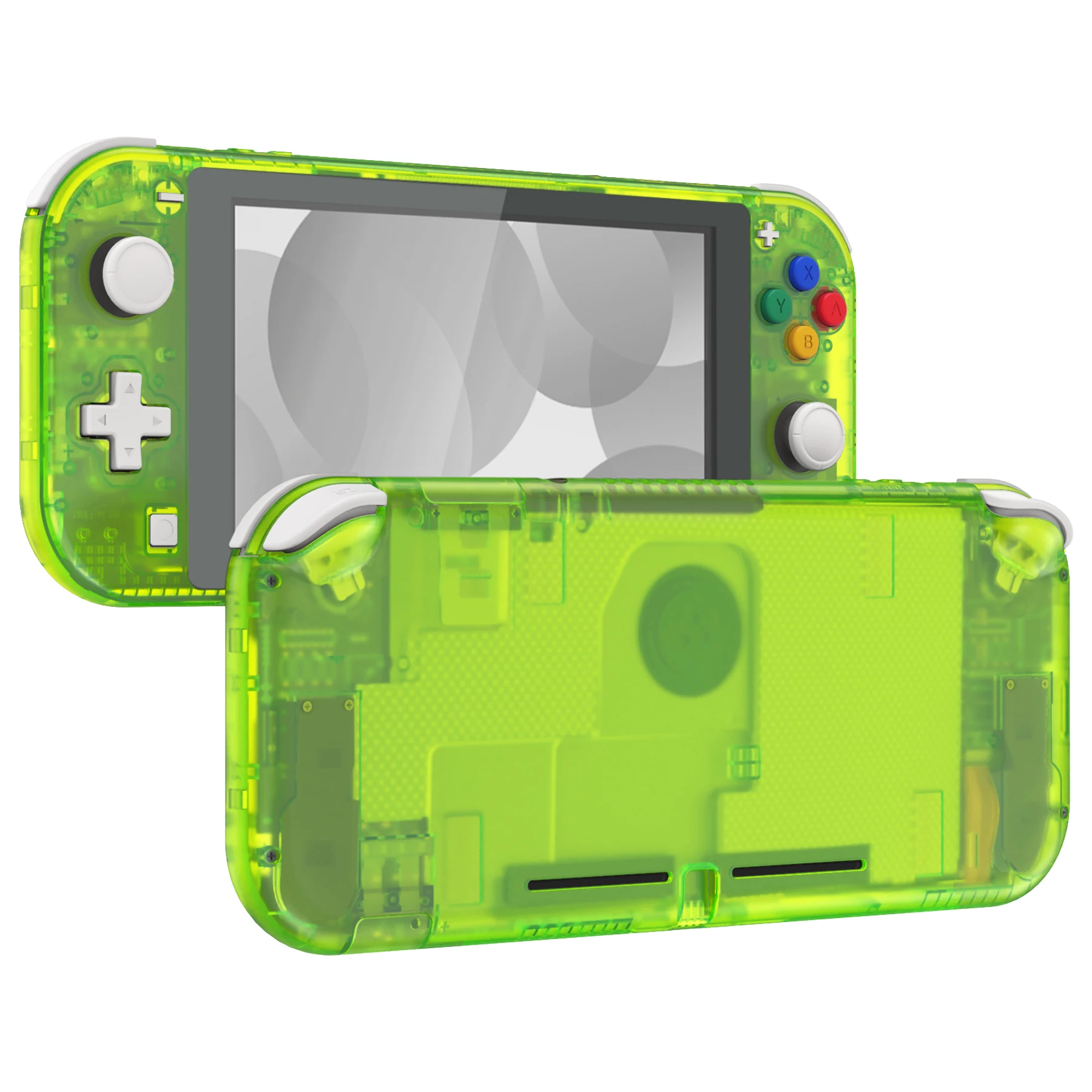 

eXtremeRate Replacement Housing for Nintendo Switch Lite - Clear Lime Green