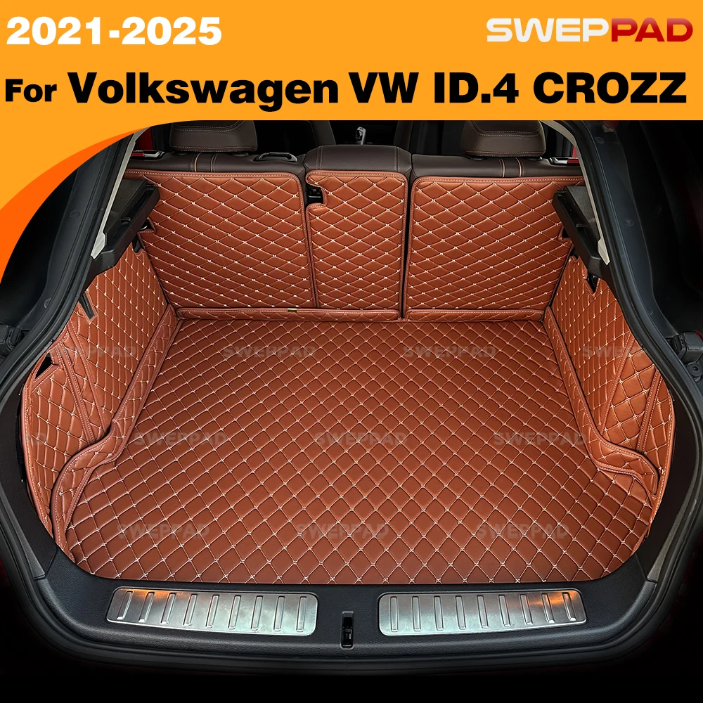 

Для Volkswagen (VW) ID.4 CROZZ 2021-2025 24 23 22, автомобильный коврик для багажника с полным покрытием, автомобильный грузовой вкладыш, аксессуары для интерьера