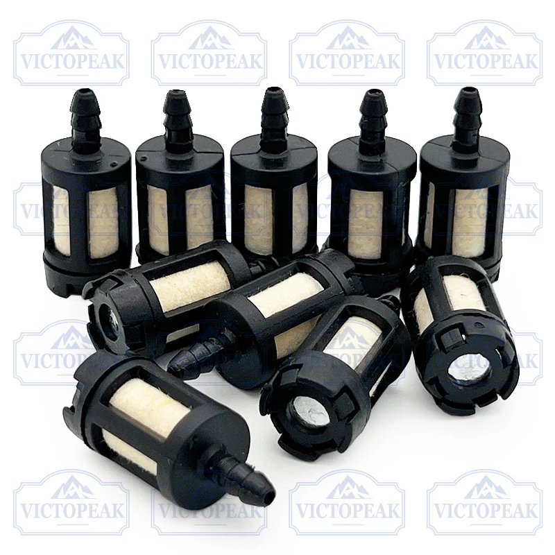 10 Stück Universelle Kraftstofffilter für Gartenmaschinen, Freischneider, Rasentrimmer, Kettensäge – Detail 5