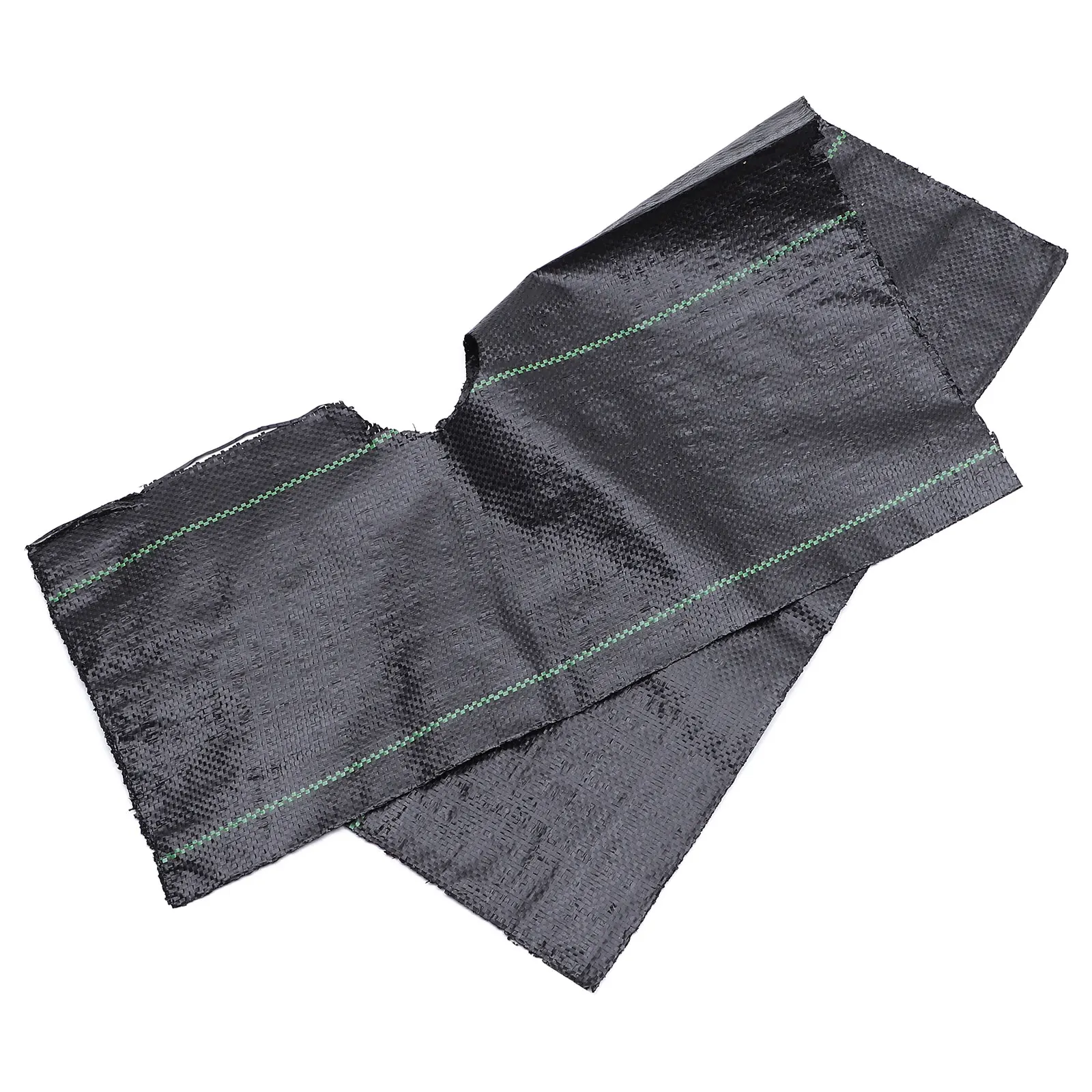 

12 Sheets Black PP Control Cloth Heavy Duty Woven Garden Farm chard Anti Fabric Ground Cloth Water Permeable Long Use