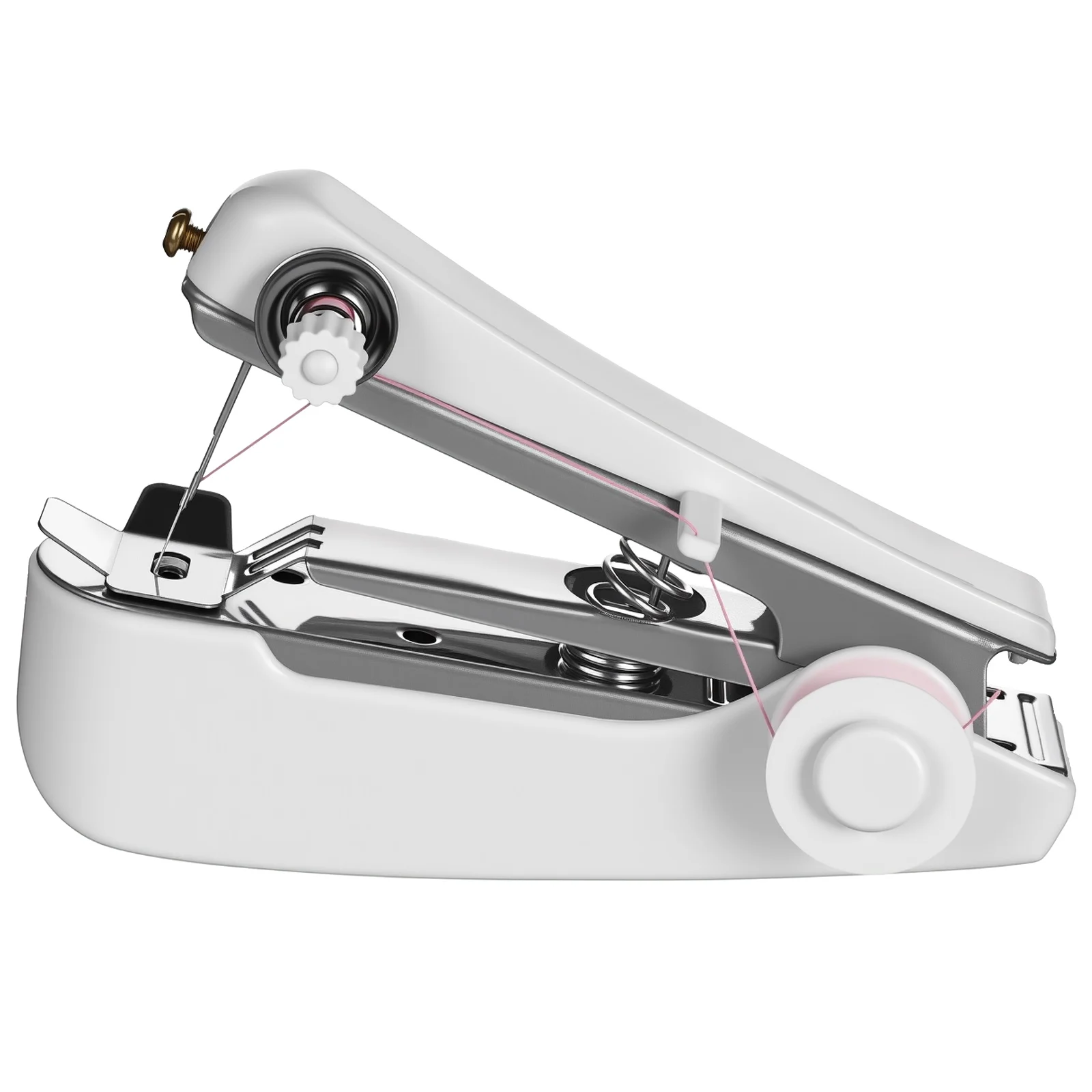 

Handheld Machine Portable Mini Stitching Device For Home Repair Crafting Mending Sewing Tool Lightweight Sturdy Sewing Supplies