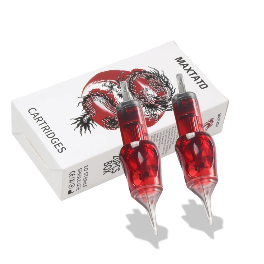 

MAXTATO 60PCS Tattoo Cartridge Disposable RL RS Permanent Makeup Needles 0.3mm Bugpin For Eyebrow Lip Tattoo Machine 0803RL