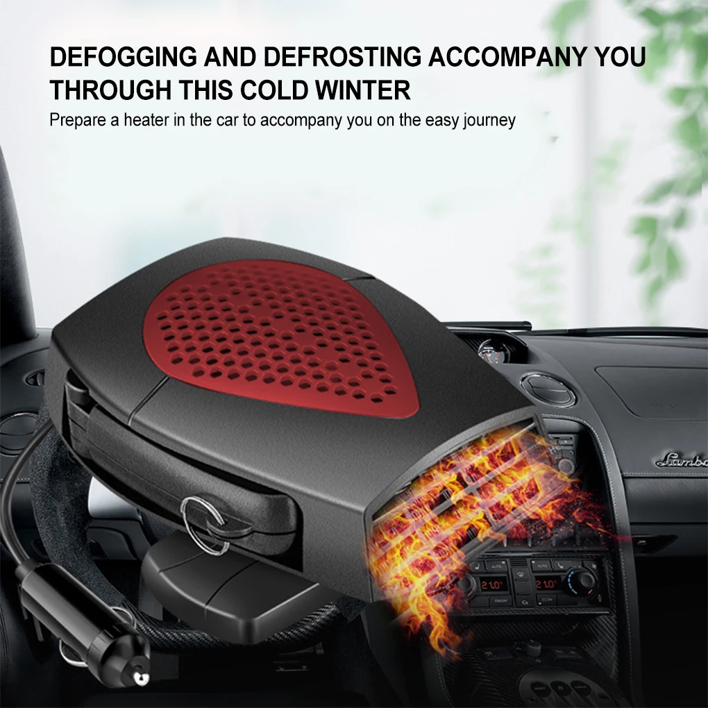 Windshield Defroster ABS Made Scratch-proof And Tear-resistant Long Service Life Portable Car Heater