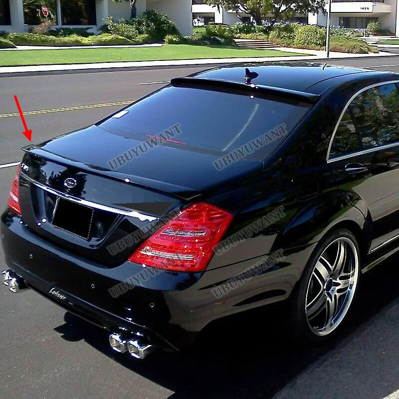 Rear Trunk Spoiler Wing For Benz S-Class W221 S300 S320 S350 S400 S420 S450 S550 S600 S65 2006-2013