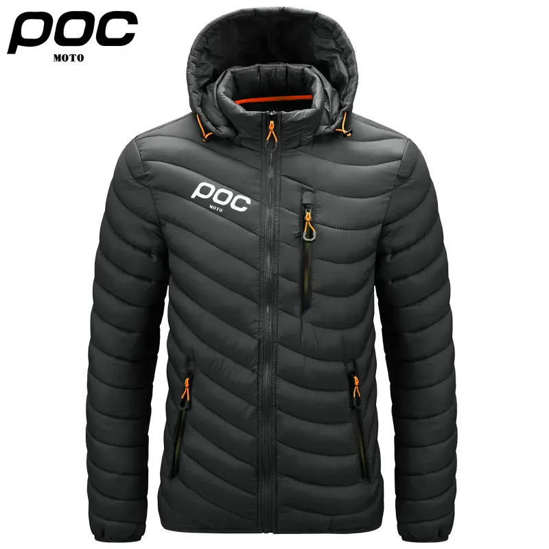 Moto Poc Cycling Jacket Warm Men\'s Cycling Windbreaker Winter Fashion MTB Road Bike Clothing Windproof Downhill Bicycle Jackets