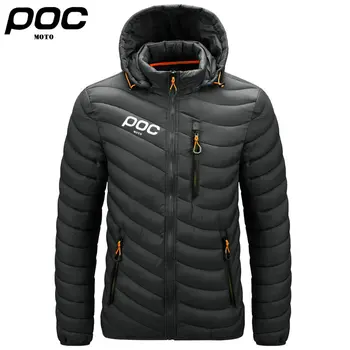Veste de cyclisme Moto Poc pour hommes, coupe-vent chaud, mode hiver, vêtements de vélo de route vtt, vestes de vélo de descente coupe-vent