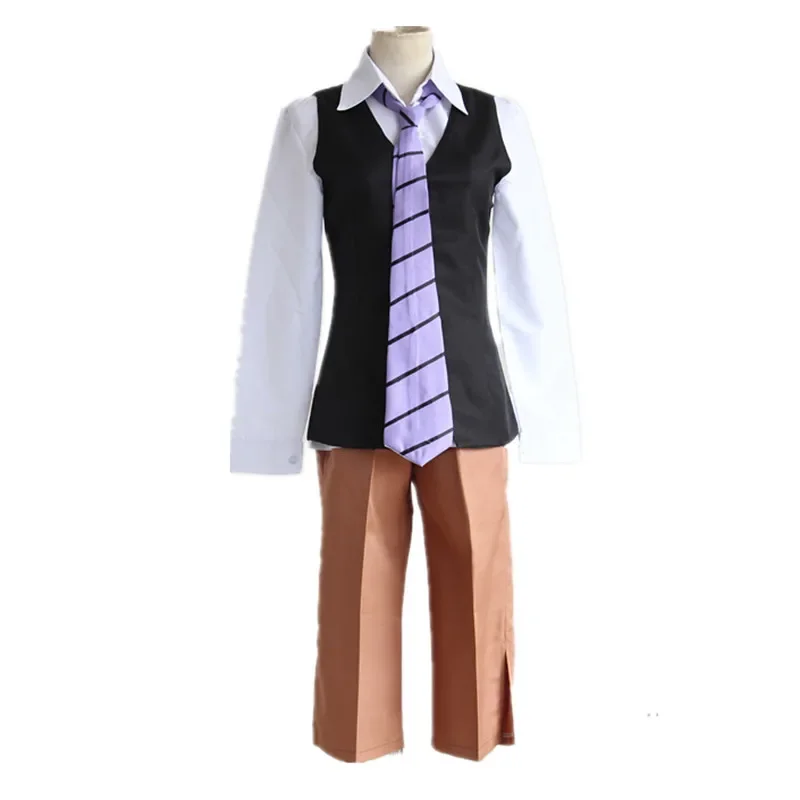 Anime Bungo Stray Dogs Detective Ranpo Edogawa Costume Cosplay Uniforme Vestito Parrucca Caccia Cane Mantello Cappello Guanto Giacca Pantaloni Cravatta @ 0Z *