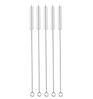 5-Piece Straw Cleaner Brush Kit for Stanley - (3-Size) Extra Long Pipe Cleaners, Straw Cleaning Brush for Tumbler, Sippy Cup