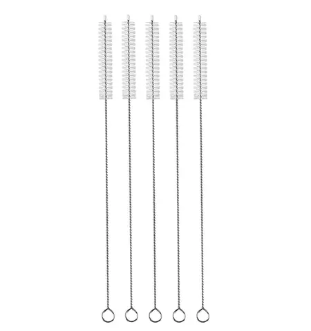 Stanley용 5피스 밀짚 청소기 브러시 키트 – (3사이즈) 매우 긴 파이프 청소기, 텀블러용 밀짚 청소 브러시, 시피 컵 Best5