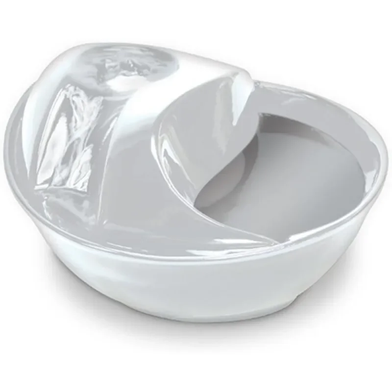 

Raindrop Fountain, Pet Drinking Fountains (60 oz., White Ceramic)