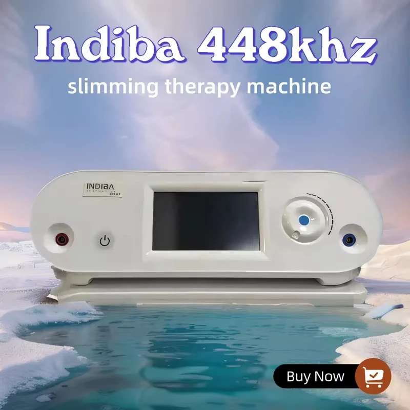 INDIBA آلة تخسيس الجسم للتجميل العميق أجهزة شد الوجه نظام R45 للبشرة RF عالي التردد 448 كيلو هرتز تكنولوجيا فقدان الوزن إسبانيا