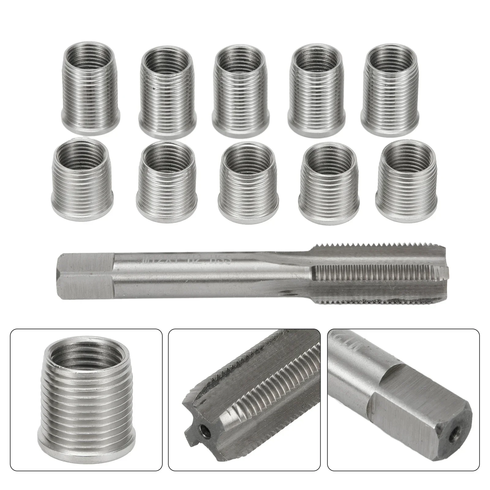 Brand New Factory Workshop Spark Plug Repair Thread Repair Kit Thread Tools Repair 10mm*10 Equipment Hand Tools Hole