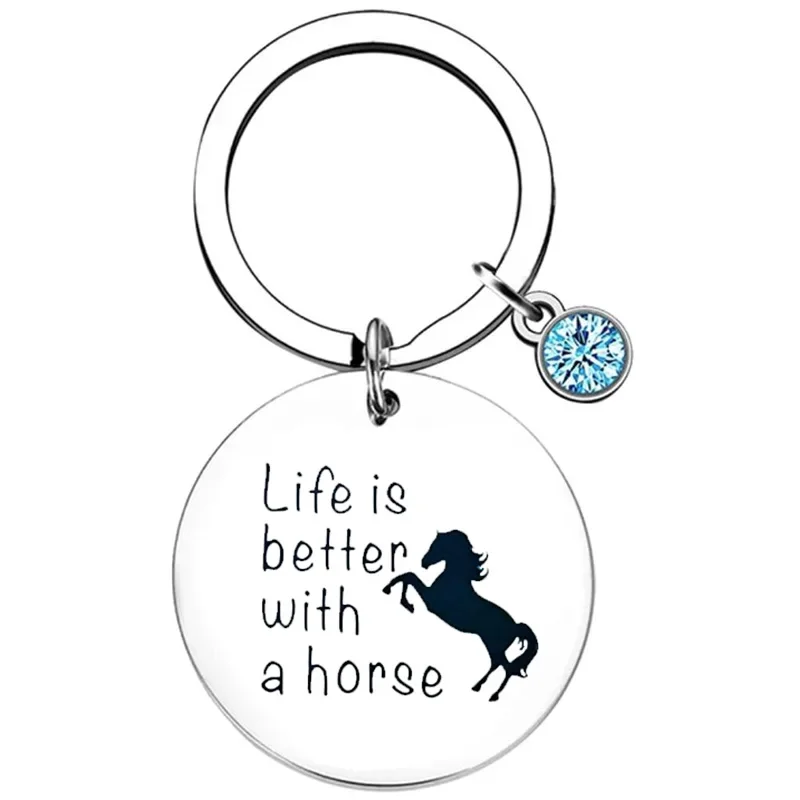 Horse Keychain Horse Lover Gift trainer Horses Rider Horse Riding Instructors Keyrings