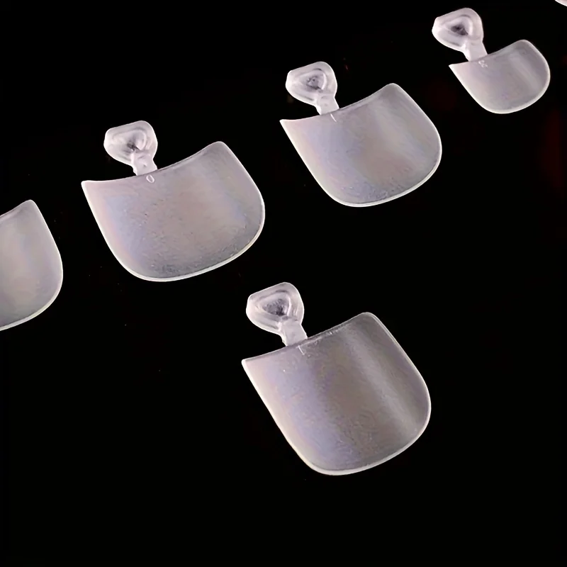 ปลายเล็บเท้าเจลนิ่ม 120 ชิ้น, เล็บเท้าปลอมแบบเต็มแผ่นสั้นแบบด้าน, ปลายเล็บเจลแบบกดติด, 12 ขนาด, ปลายเล็บเท้าสำหรับฤดูร้อน