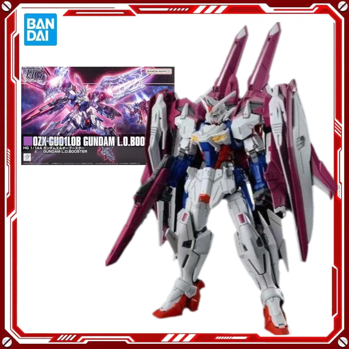 

Genuine Bandai Original Gundam Figure Model Kits HGUC OZX-GU01ALOB Gundam L.O.Booster Anime Figures Action Model Toys Gifts
