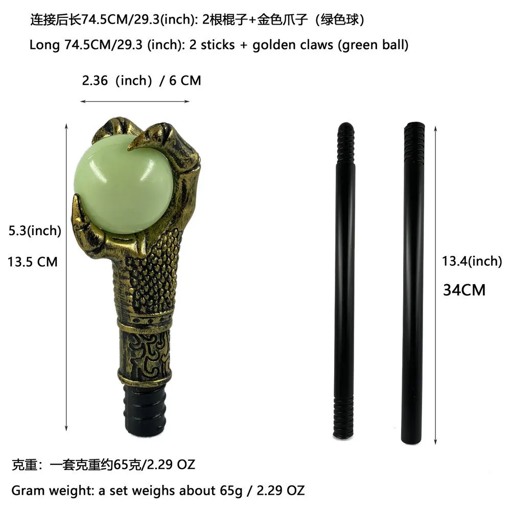 Halloween Party Plastic Drietand Sikkelbijl Rekwisieten