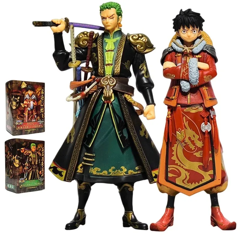 

Фигурка из аниме One Piece, искусственная кожа, экшн-фигурка, Обезьяна D, Луффи, модель в китайском стиле, игрушка для детей, рождественский подарок